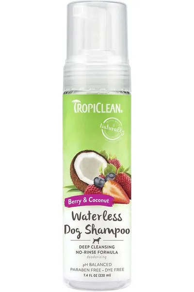 7.4 oz. Tropiclean Waterless Shampoo Deep Cleaning - Health/First Aid